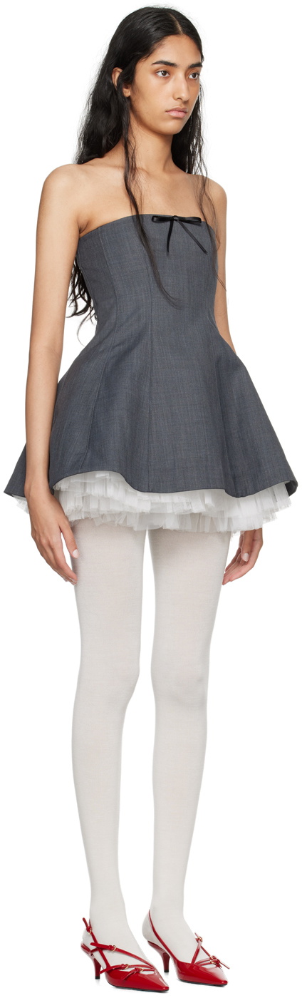 SHUSHU/TONG Gray Two-Piece Minidress Shushu/Tong