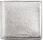 Alexander McQueen Silver Bifold Wallet