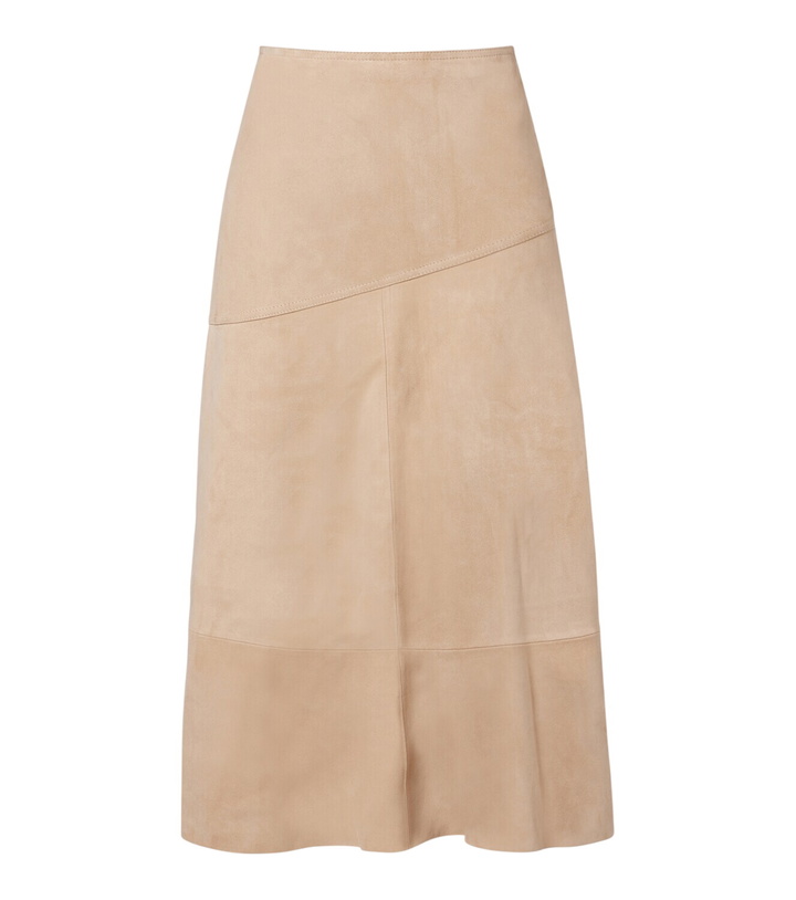 Photo: Yves Salomon Suede midi skirt