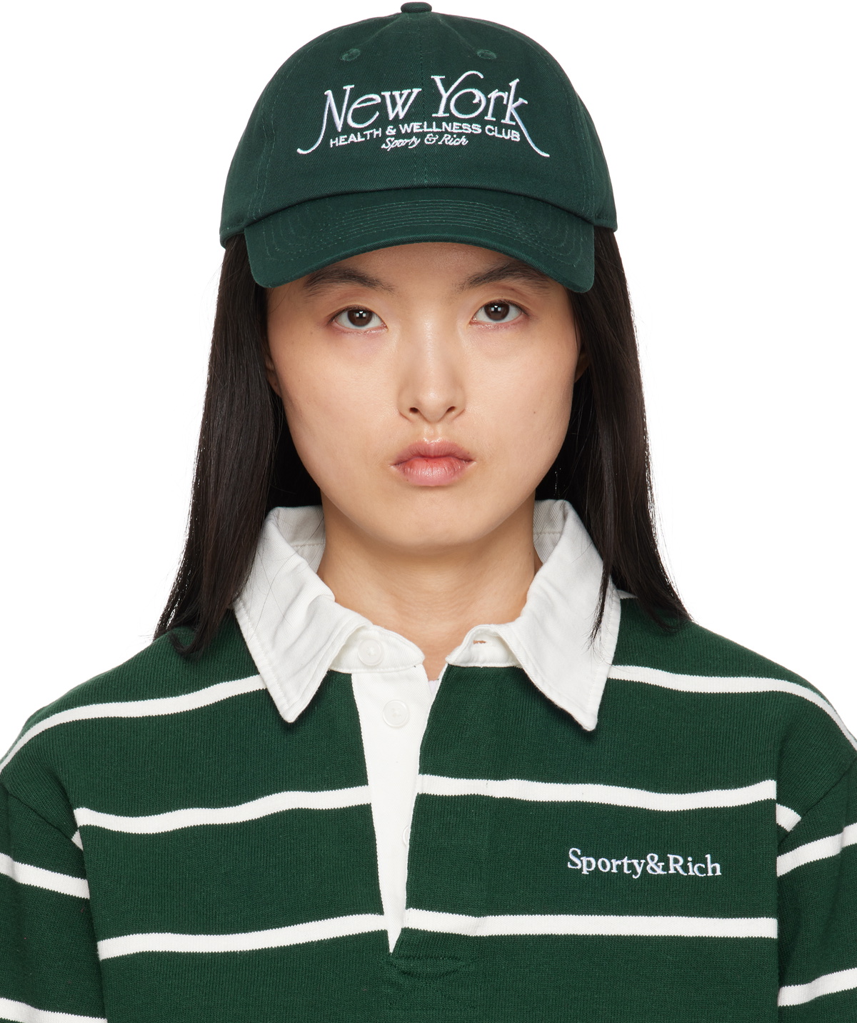 Sporty&Rich｜CAPS (Rizzoli Tennis Hat - Off White/Merlot Sporty & Rich Off-White & Red Rizzoli Tennis Cap | Wardrobe