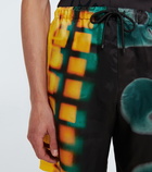 Dries Van Noten - Printed swim shorts