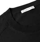 The Row - Scott Silk and Cotton-Blend Sweater - Black