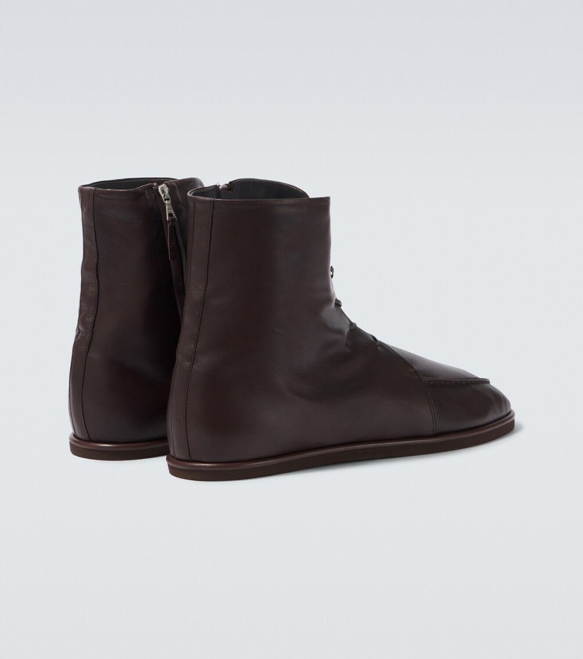 Auralee Leather lace-up boots Auralee