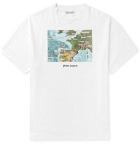 Palm Angels - Lost Flight Printed Cotton-Jersey T-Shirt - White