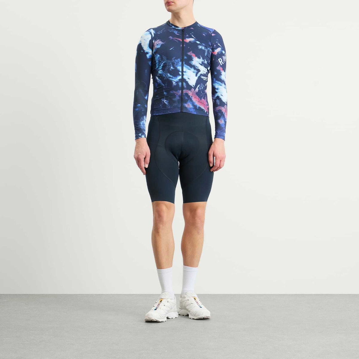 Rapha Men's Pro Team Lightweight Longsleeve Jersey in Cosmic Print