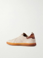 Officine Creative - Militia 002 Leather-Trimmed Suede Sneakers - Gray