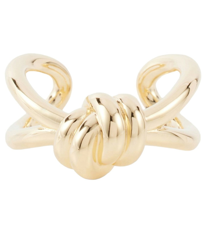 Photo: Bottega Veneta Knot gold-plated sterling silver ring