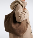Brunello Cucinelli Duo Large reversible leather tote bag