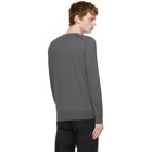 Loro Piana Taupe Silk Elmwood Crewneck Sweater