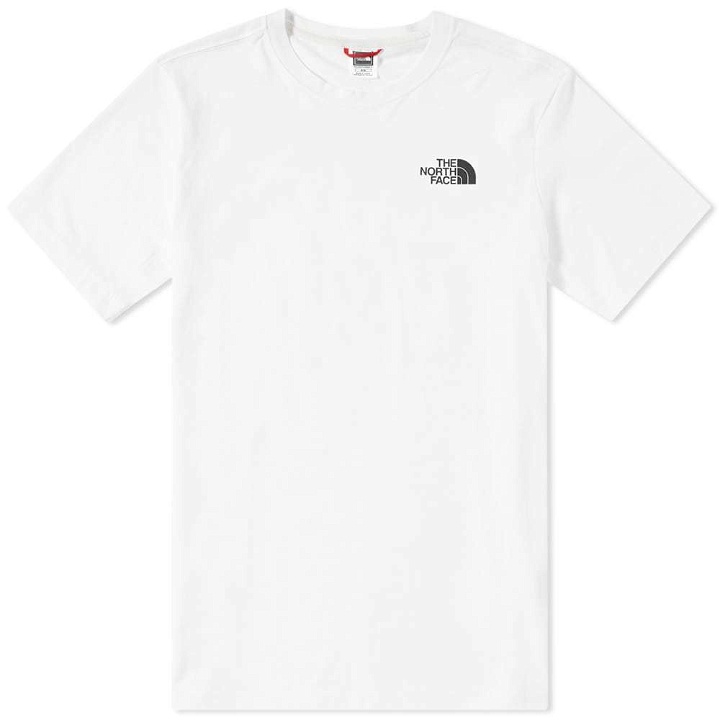 Photo: The North Face Red Box Tee White