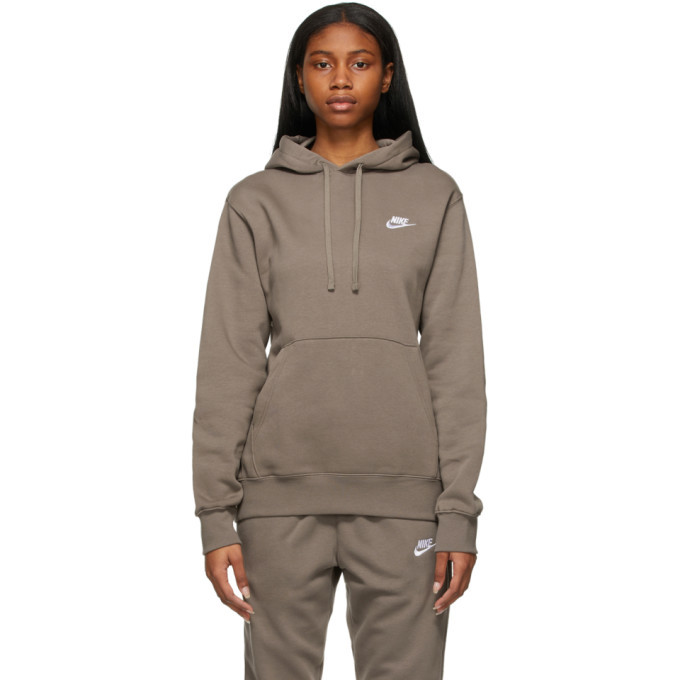 Photo: Nike Taupe Sportswear Club Hoodie