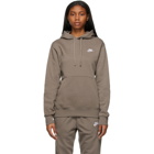 Nike Taupe Sportswear Club Hoodie