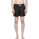 Bather Black Solid Swim Shorts