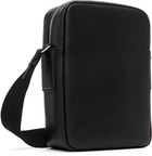 Lacoste Black Ossian Leather Satchel Bag