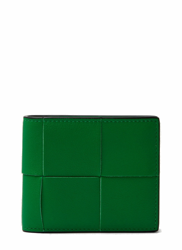 Photo: Intreccio Bi-Fold Wallet in Green