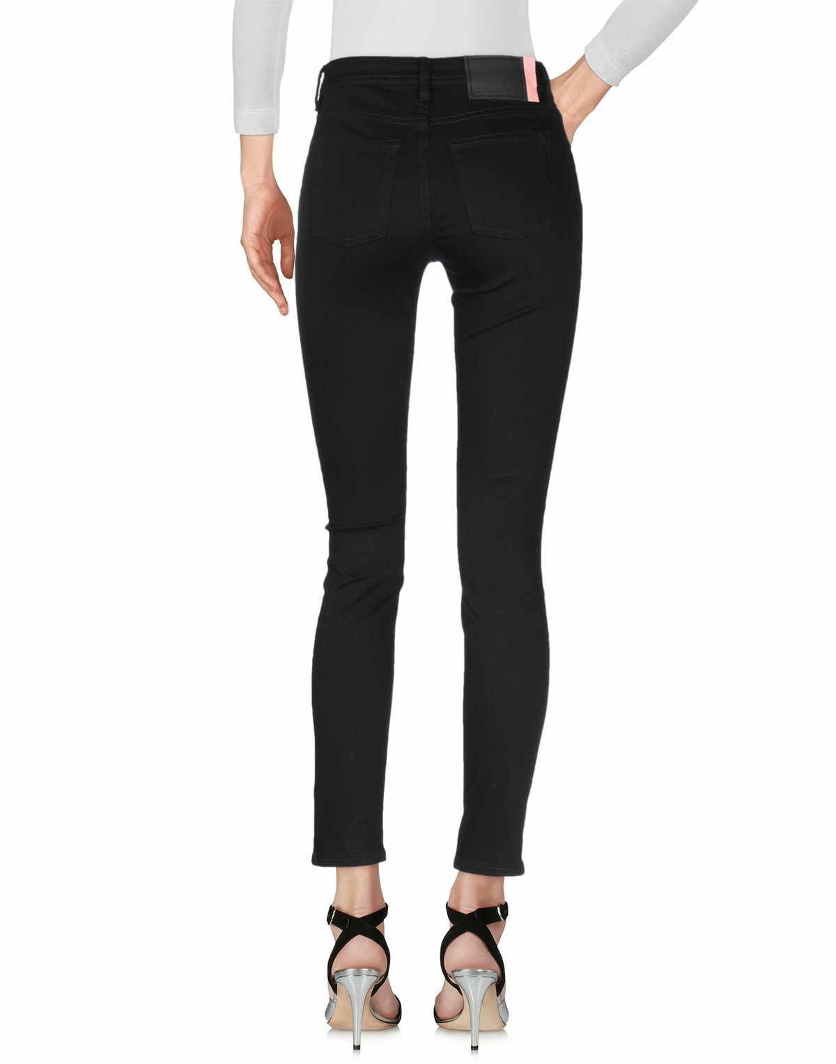 Acne Studios Blå Konst Womens Jeans in Black