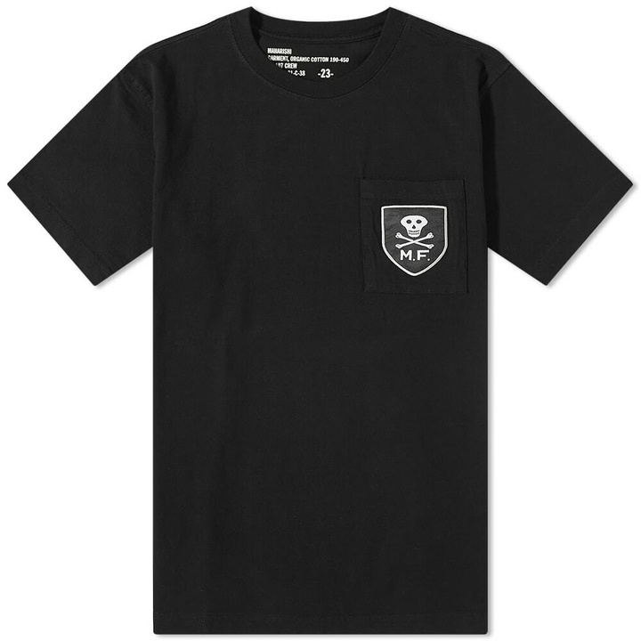 Photo: Maharishi Men's MF Patch Pocket T-Shirt in Black