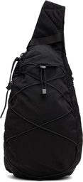C.P. Company Black Nylon B Crossbody Backpack