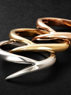 Shaun Leane - Interlocking 18-Karat Yellow, White and Rose Gold Ring - Gold