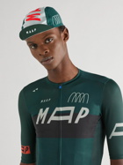 MAAP - Adapt Logo-Print Colour-Block Cotton-Twill Cycling Cap