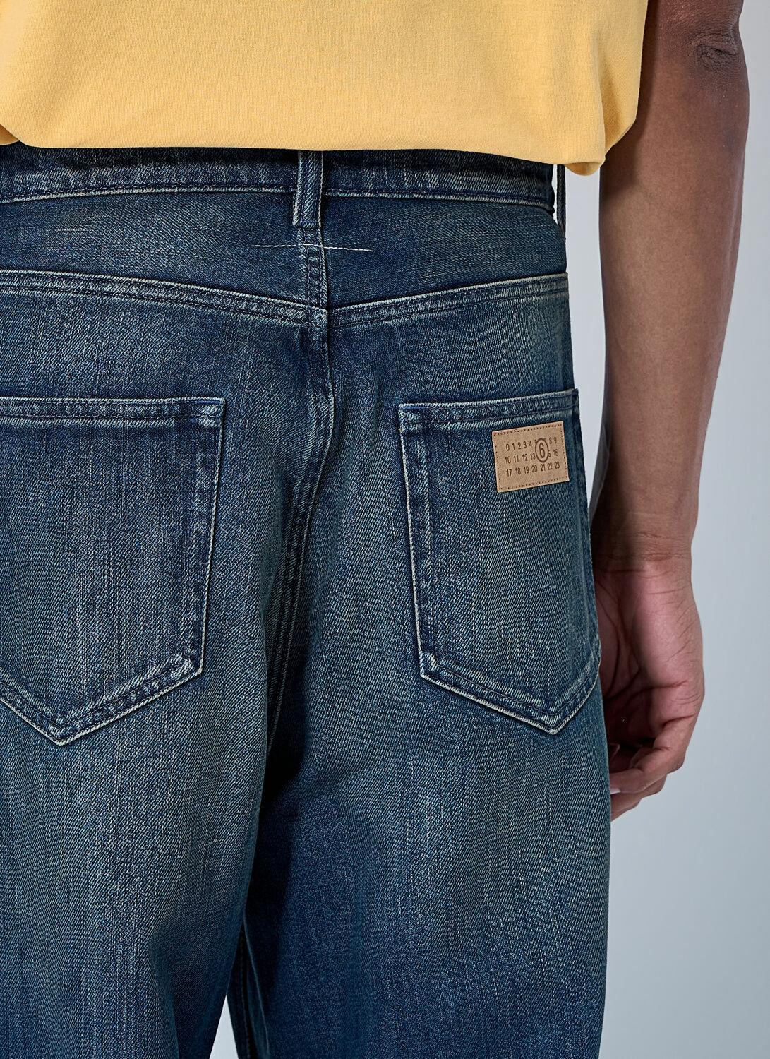 MM6 Maison Margiela Wide-Leg Denim Trousers