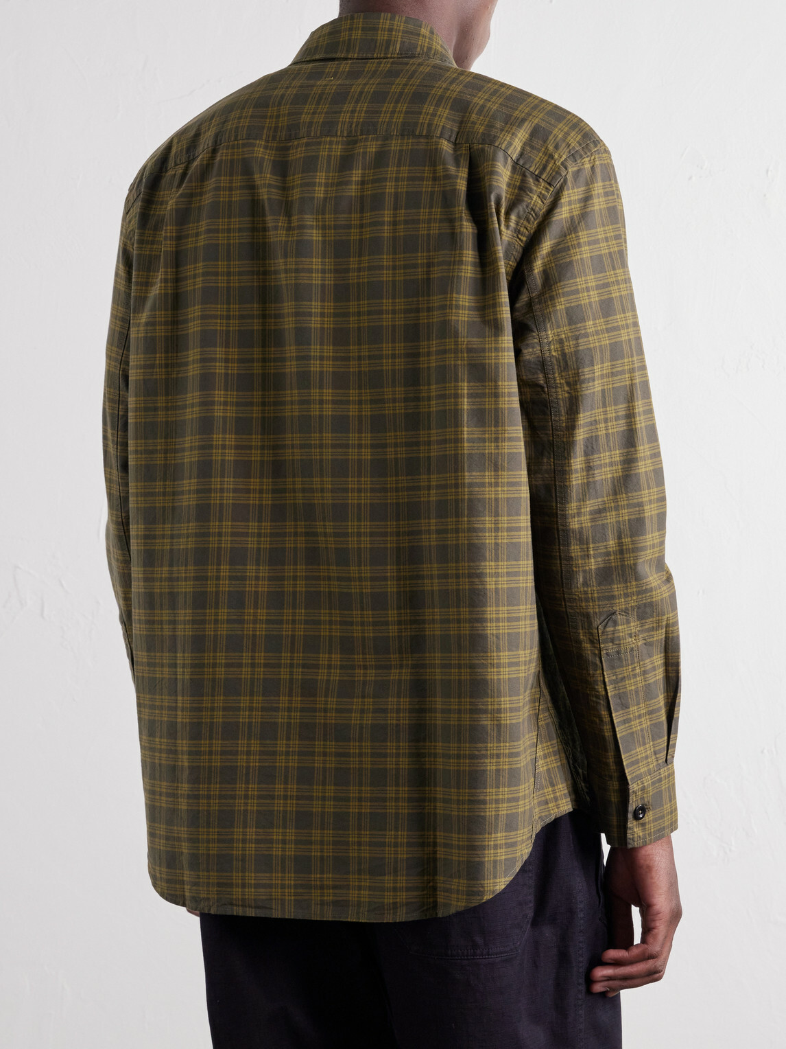 Margaret Howell - The Basic Checked Cotton-Poplin Shirt - Green