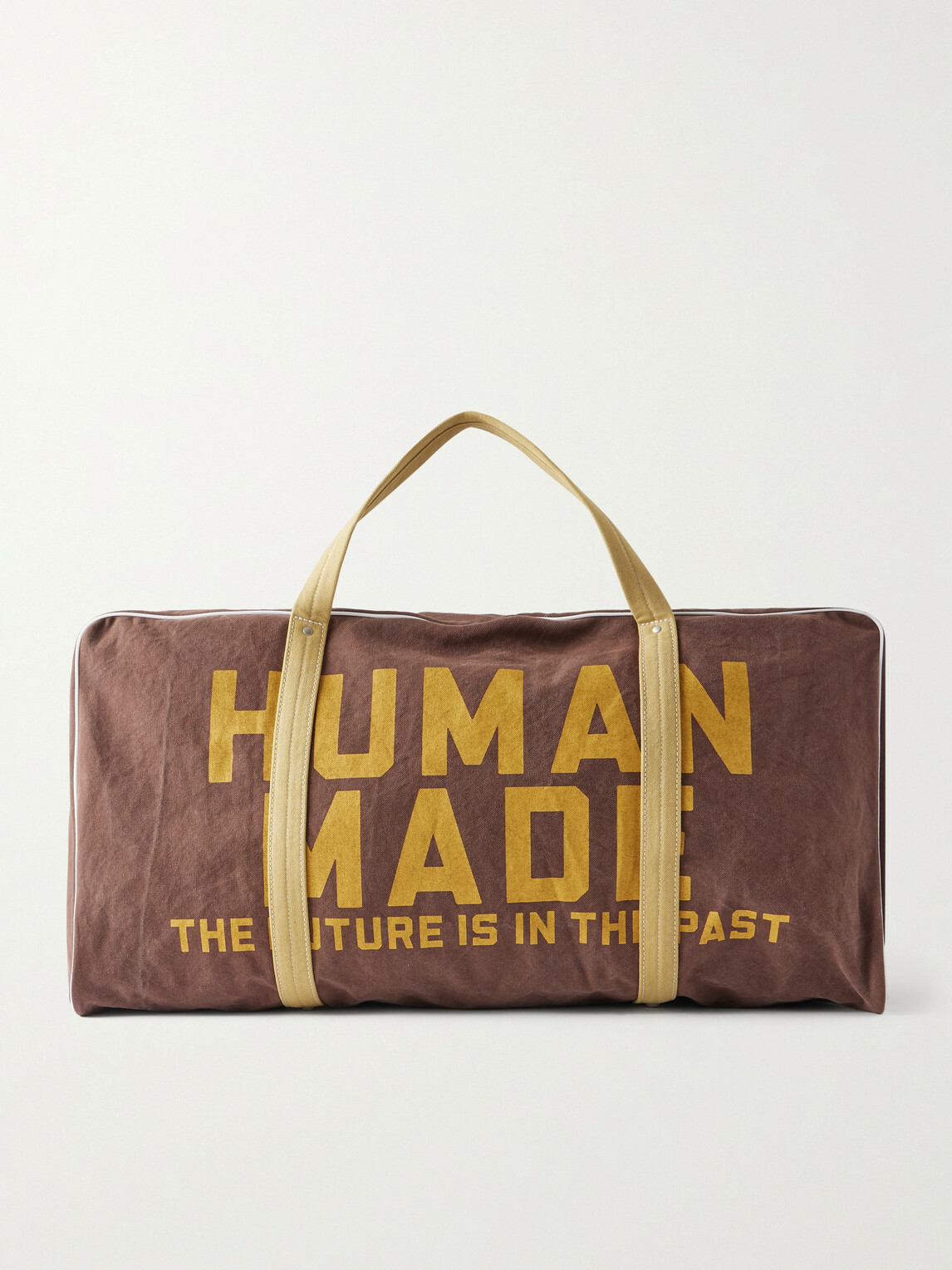 Human Made - Boston Logo-Print Cotton-Canvas Weekend Bag
