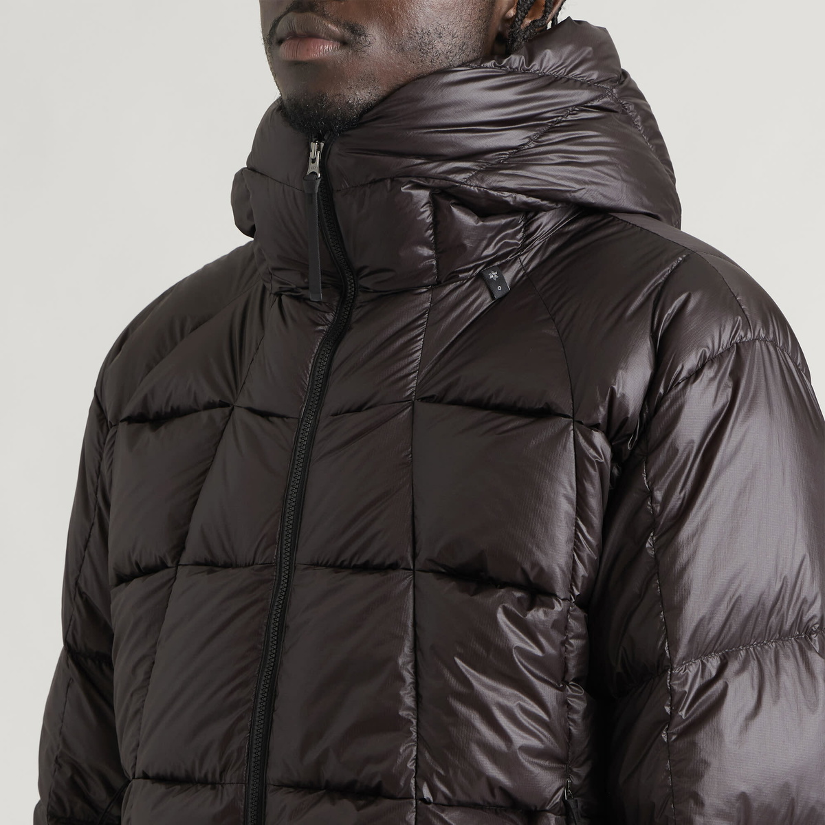 Goldwin Men's 0 Three-Dimensional Down Parka Jacket in After Dark