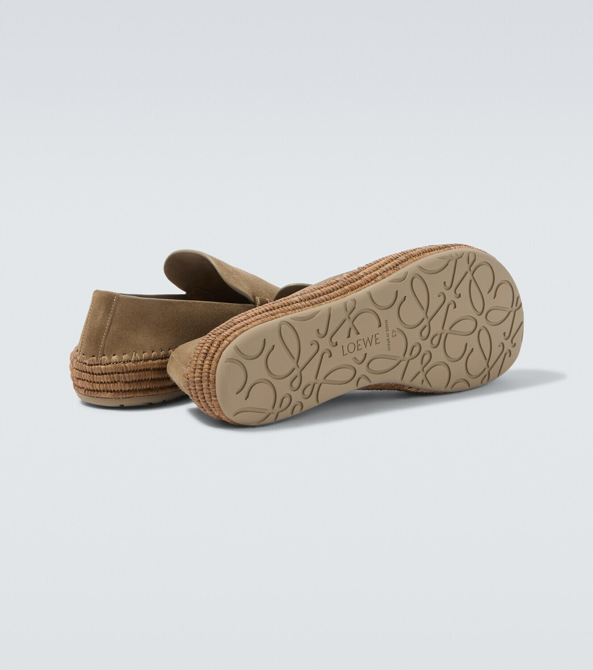 Loewe Paula's Ibiza Rio suede espadrilles