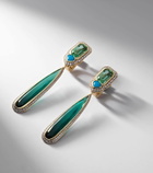 Marina B Quarta 18kt gold earrings with diamonds and gemstones