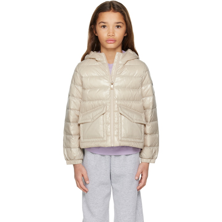 Photo: Moncler Enfant Big Kids Beige Small Ela Down Jacket