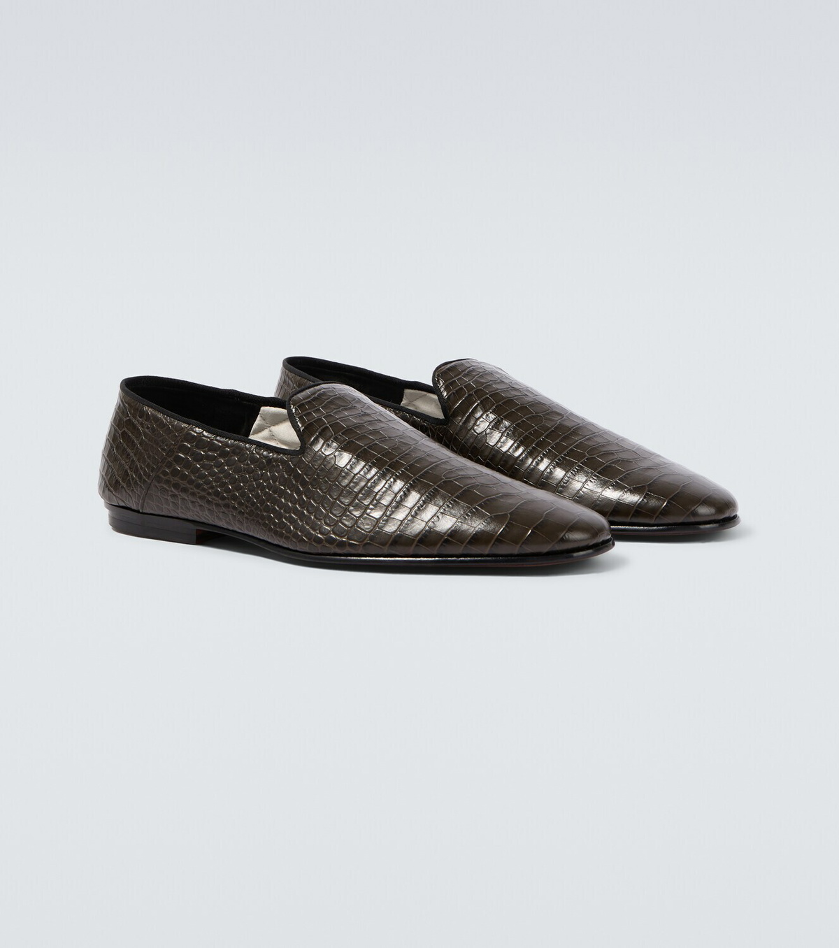 Tom Ford Steven croc-effect leather loafers