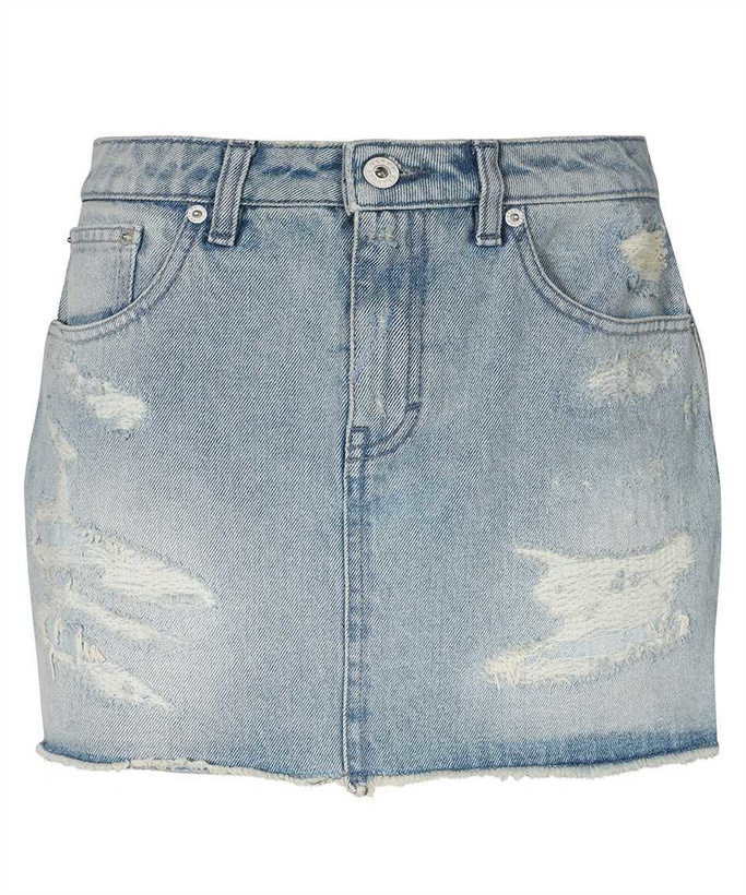 Photo: HERON PRESTON Denim Mini Skirt