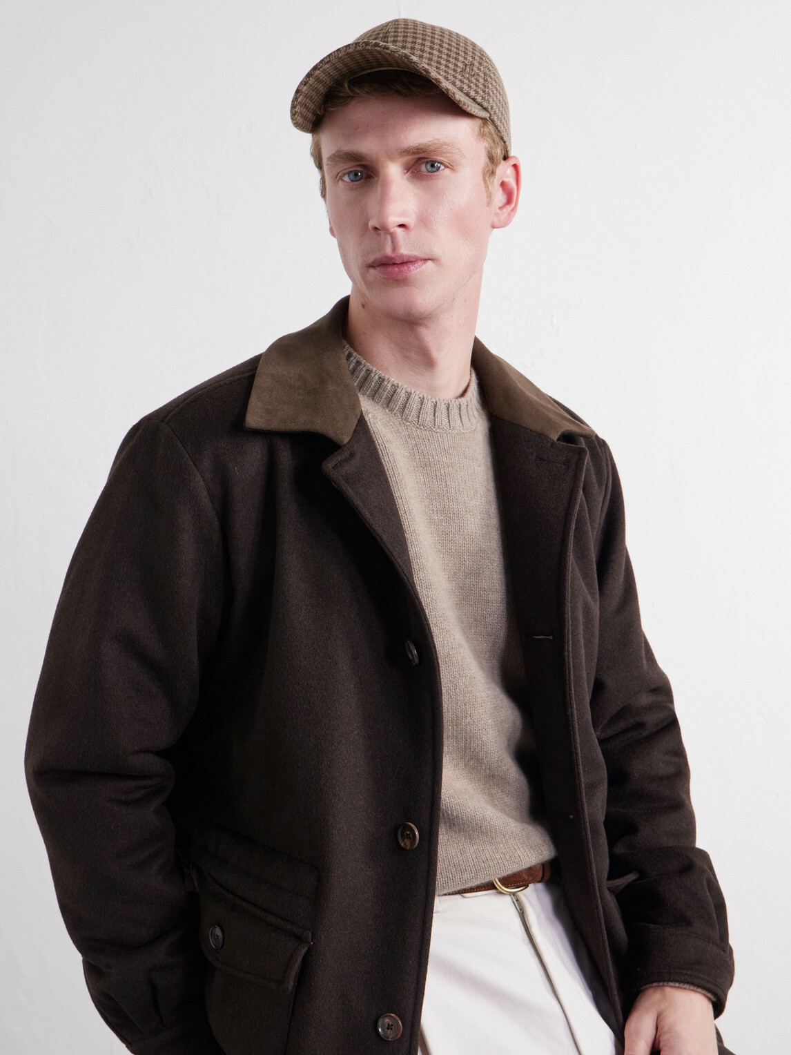 Purdey - Torridon Checked Wool and Cashmere-Blend Tweed Baseball Cap - Brown