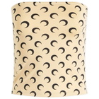 Marine Serre Women's Moon Printed Sleeveless Tube Top in Tan
