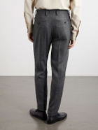 Lardini - Straight-Leg Wool Suit Trousers - Gray