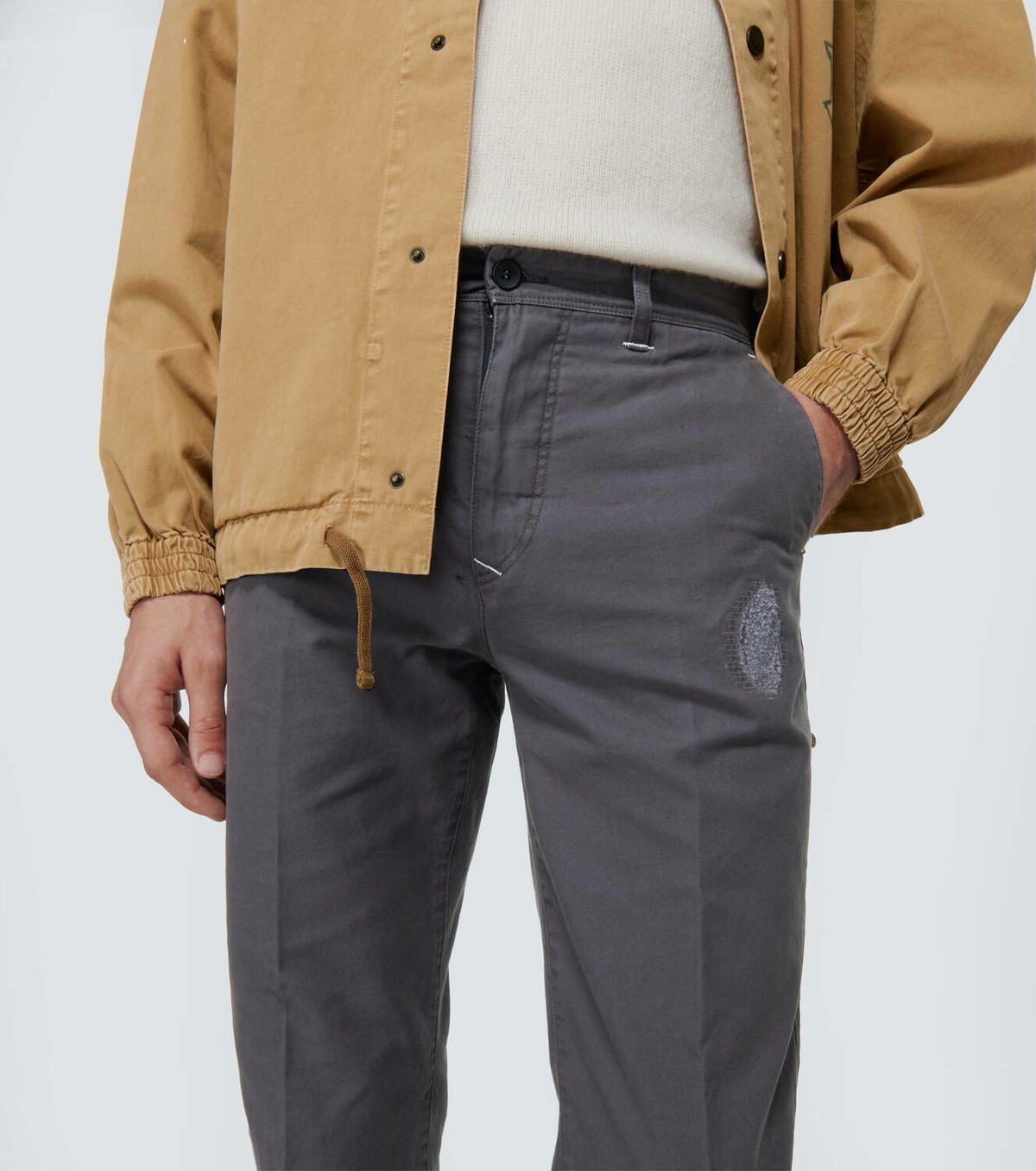 Incotex x Facetasm Straight cotton chinos