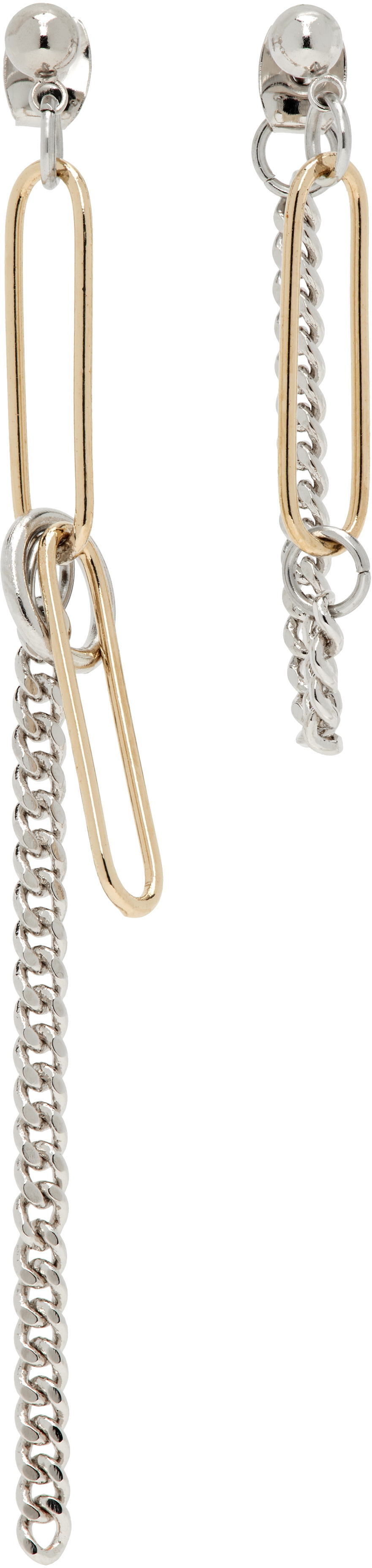 Justine Clenquet Silver Mel Earrings Justine Clenquet