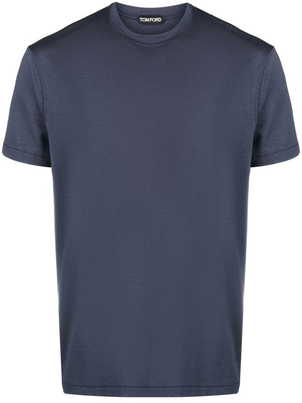 Photo: TOM FORD - Lyocell And Cotton Blend T-shirt