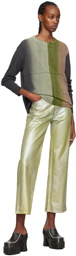 Eckhaus Latta Multicolor Lapped Long Sleeve T-Shirt