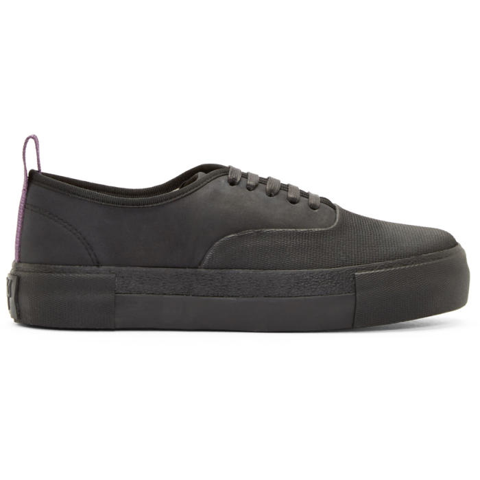 Photo: Eytys Black Leather Mother Galosch Sneakers 