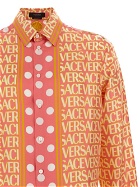 Versace All Over Logo Shirt