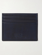 POLO RALPH LAUREN - Printed Leather Cardholder - Blue