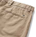 NN07 - Noho Slim-Fit Cotton and Linen-Blend Trousers - Men - Beige
