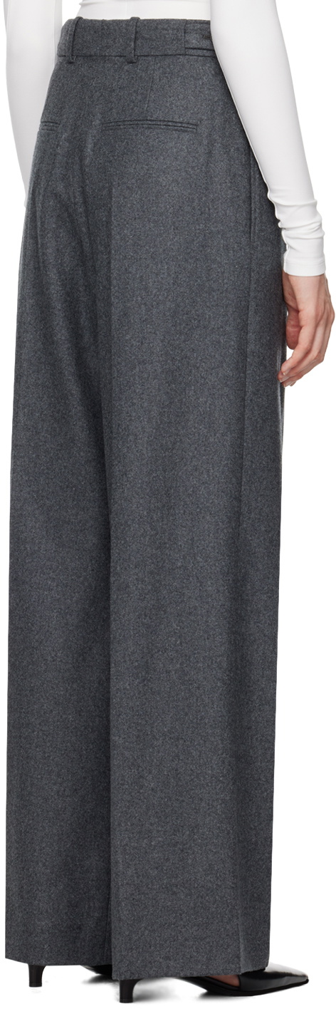 Carven Gray Wide Leg Trousers