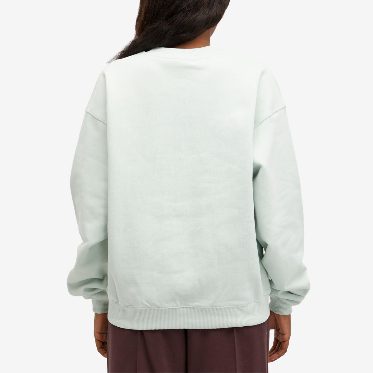 Fiorucci Women's Squiggle Patch Sweat in Green