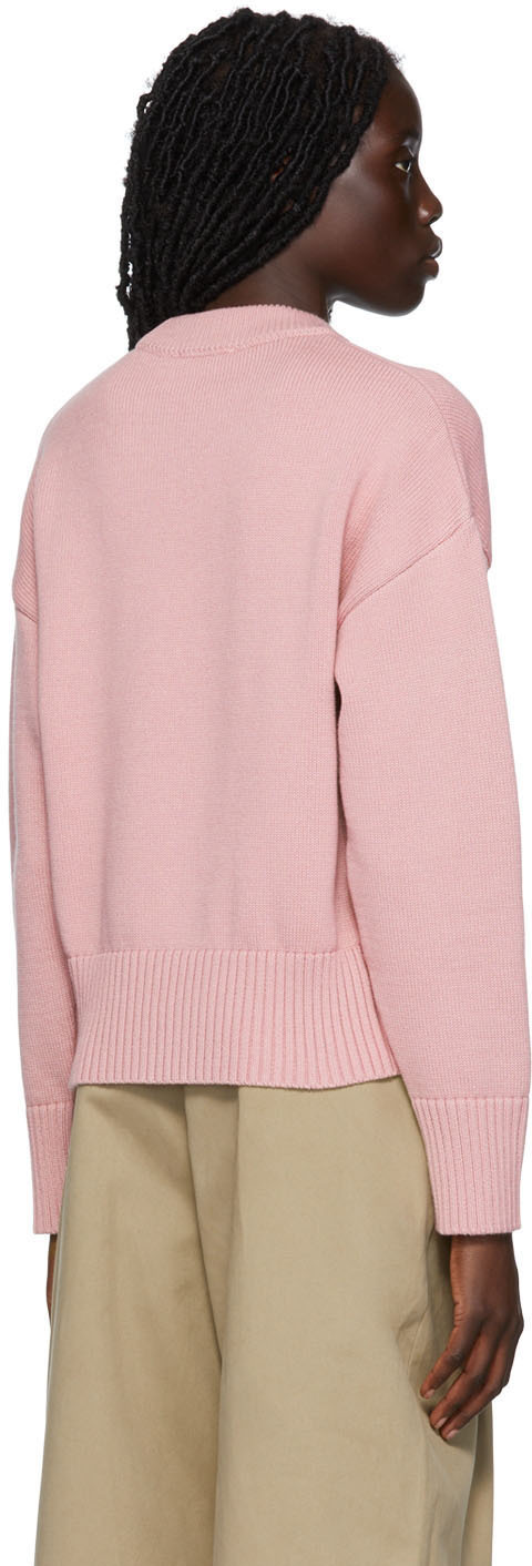 AMI Paris Pink Ami de Cœur Sweater