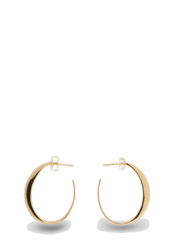 Photo: Glow Small Hoop Earrings in Gold