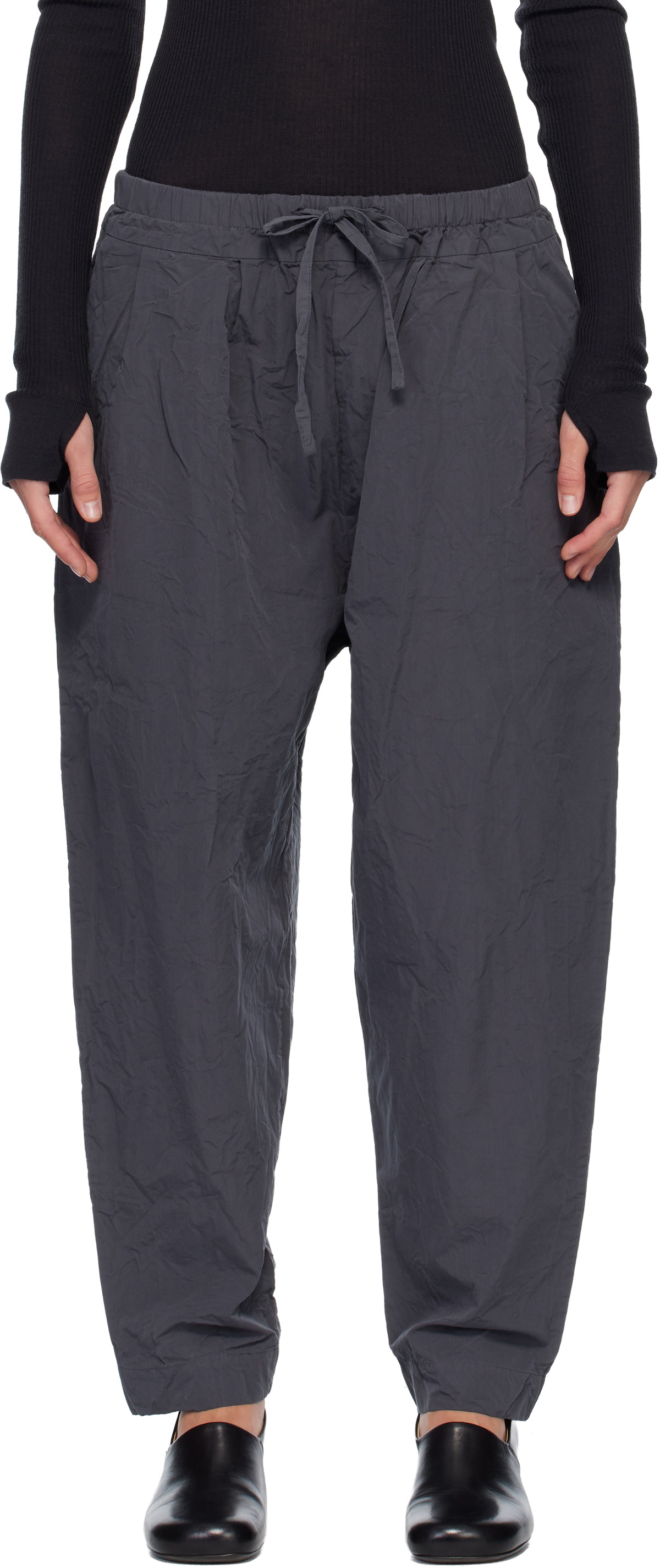 CASEY CASEY Navy Tippy Trousers