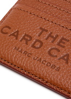 Marc Jacobs The Card Case Grained Leather Card Holder - Brown - One Size